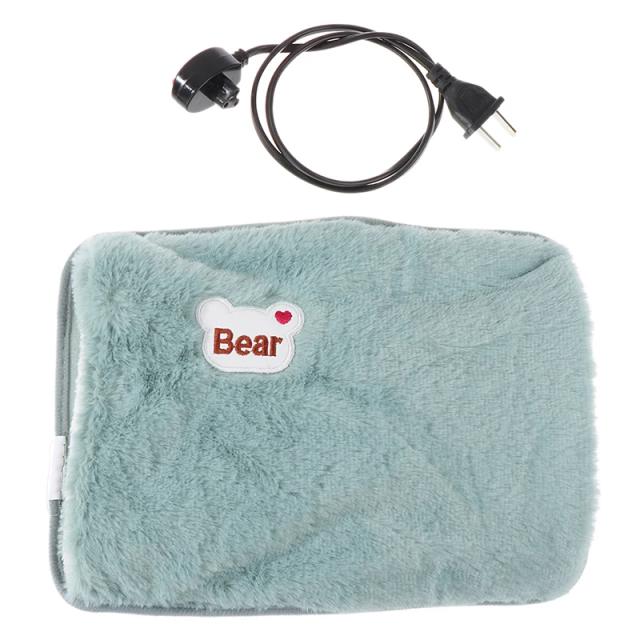 Saco de Água Quente Elétrico Recarregável em Forma de Coelho - Garrafa de Calor Bonita e Segura para Mãos - 1 Conjunto Reutilizável