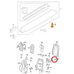 50x universal painel da porta guarnição push prendedor clipe para audi a3 a6 a8 r8 tt vw polo t4 t5 galaxy sharan ford assento 7m 0867299 K - Image 5