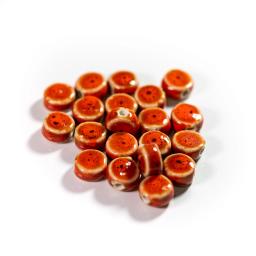 Contas de cerâmica redondas 12mm, 20pcs, acessórios para projetos artesanais, jóias e decoração, diy - Image 5