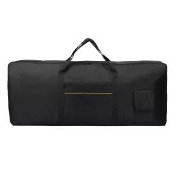 Estojo acolchoado para piano de 88 teclas, impermeável, teclado universal, grosso, preto - Image 1
