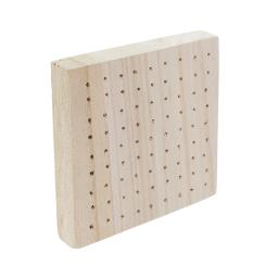 Madeira cerâmica argila base placa, ferramentas de modelagem, acessórios para escultura DIY, argila base placa, quadrado e furos redondos - Image 5