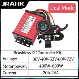 Kit Controlador de Bicicleta Elétrica JRAHK, Scooter, Motor, 60V, 1000W, 72V, 600W, 36V, 500W, 48V, 26A - Image 2