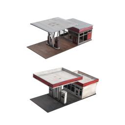 Kits Modelo de Construção, Desmontagem Paisagem, Modelo Cena, Decoração Acessória Ferroviária, Escala 1:72, Escala 1:64 - Image 1