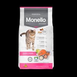 Ração Monello para Gatos Adultos Sabor Salmão e Frango 1 Kg - Image 2