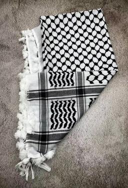 Atividades ao ar livre, turismo, camping, cachecol de malha com borla árabe Shemagh Keffiyeh cachecol CS cachecol deserto caminhadas cachecol foulard moto - Image 5
