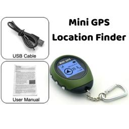 Mini navegador turístico gps portátil com fivela bússola esporte ao ar livre viagem caminhadas gps satélite plotter navegador para carro moto - Image 3