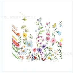 Louça descartável para festa, flor selvagem, placas de jantar, copos, guardanapos, feliz verão aniversário suprimentos, 8 convidados - Image 5