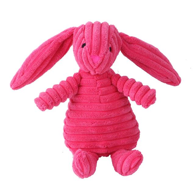 Pelúcia Corduroy Toy Dog: Brinquedo Resistente para Cães de Todos os Tamanhos com Som Squeaky e Ideal para Treinamento de Pets