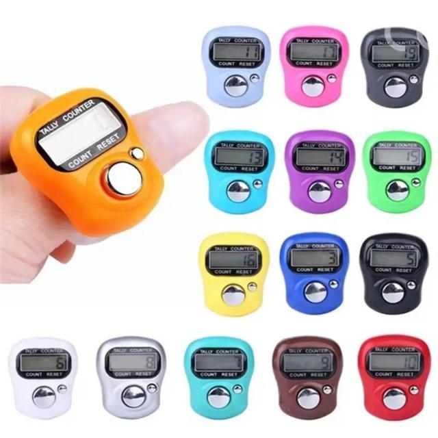 Mini Contador Eletrônico de Dedo - Display LCD Inteligente - Leve e Portátil
