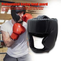 Capacete de Boxe Completo para Homens e Mulheres, Espessado, Karatê, Muay Thai, Protetor de Cabeça de Treinamento, Equipamento de Ginástica, Taekwondo, Adulto - Image 5