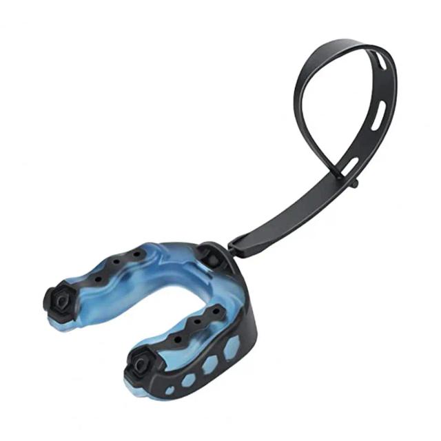 Protetor Bucal Soft Eva para Futebol e Rugby - Ideal para Adultos e Jovens Atletas com Alça Integrada