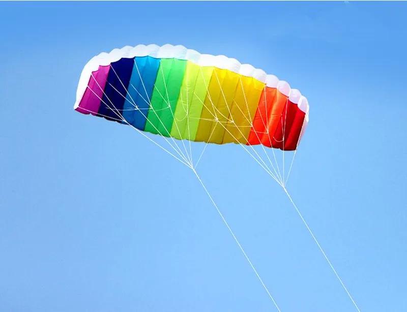 Grande Dual Line Stunt Kite, Esporte, Macio, Barra de Controle, Kitesurfing, Brinquedos ao ar livre, Kiteboard Voador, Windsurf, Frete Grátis, 2.5m - Image 1