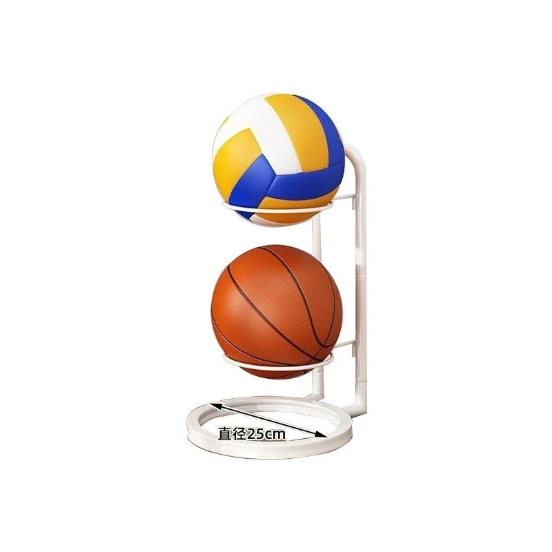 Rack de armazenamento de bola de basquete, suporte de armazenamento de bola de cubo de 3 camadas, equipamento esportivo, suporte de exibição vertical inovador - Image 1