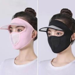 Máscara completa do protetor solar do verão para o ciclismo, Anti UV, Chapéu de sol respirável, Cobertura facial completa, Chapéus de proteção ao ar livre - Image 4
