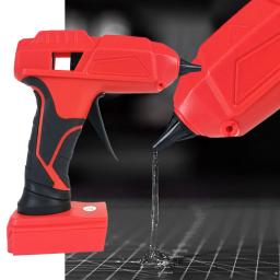 Pistola de cola portátil industrial, Pistola de cola quente para artesanato, DIY e reparos, Pré-aquecimento rápido, 100W, 5pcs cola varas - Image 4