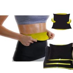 Faixa de cintura quente ginásio fitness esportes exercício cintura apoio protetor de pressão cinto de construção do corpo fino item suor para mulher - Image 2