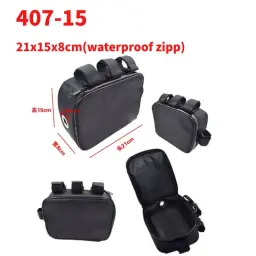 Bicicleta Armazenamento Tubo Frame Pack Bag, Li-ion Battery Case, pendurado Tool Box, MTB, Ebike - Image 5