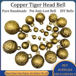 Campainha de cobre para coleira de cachorro pet, colar anti-perdido, bronze Jingle Bells para gato vaca ovelhas cavalos aves animal cachorro acessórios - Image 1