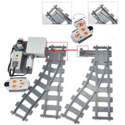 Cidade Treina Trem Trilha Trilho Trilhos Straight & Curvo Conjunto de Blocos de Construção Tijolos Brinquedos Infantis Modelo Compatível Grande Marca - Image 6