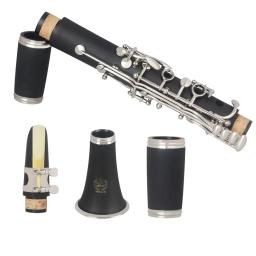 M MBAT-Clarinete Preto com Acessórios Bolsa, Bb, 17 Chaves, 6 Anéis, Profissional, Sopros, Instrumentos Musicais - Image 4