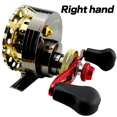 Ghotda jangada carretel de pesca ao ar livre jangada de gelo acessórios de pesca carretel de metal roda de pesca de inverno equipamento de mercadorias - Image 1