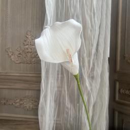 EV Mão Sentir Artificial Calla Lily Flor, Arranjo Floral Materiais, Festa de Casamento, Decoração De Mesa Em Casa, Prop De Fotografia De Natal - Image 5