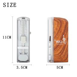 SLADE-Portátil Mecânico Universal Metrônomo, Precise Metronome Guitar Parts, 60-208 violino de velocidade, Acessórios Musicais - Image 6