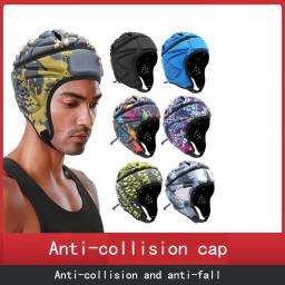 Ajustável Rugby Capacete para Crianças e Adultos, Protetor de Cabeça, EVA Anti-Colisão Cap, Goleiro De Futebol, Goleiro Chapelaria, Segurança - Image 4