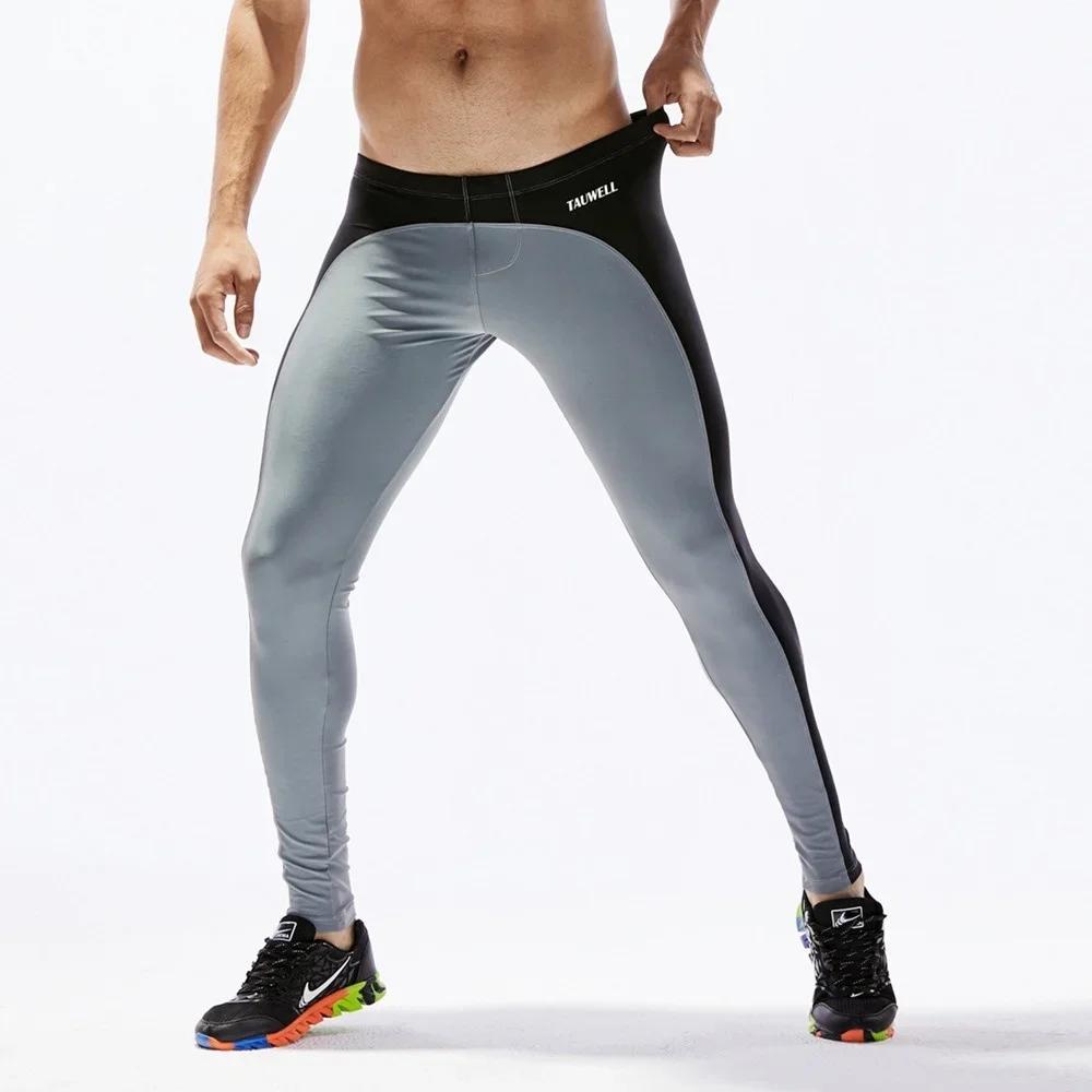 Calças de compressão calças esportivas para homens treino correndo baselayer ativo legal seco leggings ginásio bottoms - Image 1
