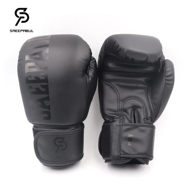 Luvas de Treinamento de Boxe e Muay Thai em Material Respirável e Durável, Disponíveis em Tamanhos 8, 10, 12, 14 e 16