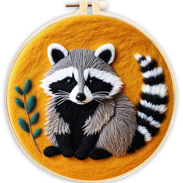 Kits Iniciais de Feltro para Flores: DIY em Pintura com Lã, Artesanato com Agulha de Felting e Moldura, Ideal para Presentes e Almofadas de Espuma
