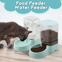 Alimentador Automático e Distribuidor de Água para Animais de Estimação, Pequeno, Médio, Grande, Waterer, Fornecimento de Viagem, Cães, Gatos, Animais, 3.5l - Image 2