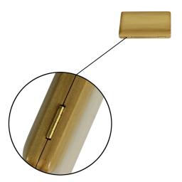Quente saling bassoon madeira maciça reed caso amarelo detém 6 juncos de madeira nogueira bassoon reed caso com orifícios de ventilação woodwind acessórios - Image 4