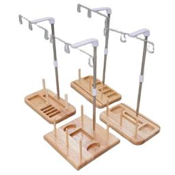 Casa De Costura De Madeira Linha Quadro Máquina De Bloqueio, Três-line Eixo Grande, Máquina De Costura DIY, Acessórios Gerais - Image 1