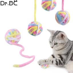 Dr.DC-Chew e Tease Balls para Animais de Estimação, Brinquedos de lã colorida, Fidget Toy para gatos, Acessórios para cães - Image 2
