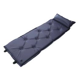Auto-inflar ultra leve esteira de acampamento colchão de ar automático cama de acampamento esteira de piquenique dobrável almofada de dormir inflável com travesseiro - Image 4