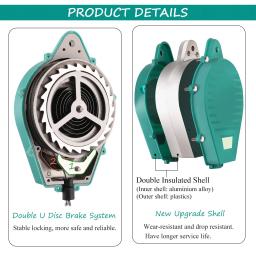 Linha de vida retrátil 661lbs, pára-queda, proteção contra quedas, cordão retrátil, dispositivo de segurança para conectar o arnês de segurança - Image 2