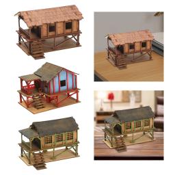 Kits De Modelo De Casa Em Miniatura De Madeira, Layout De Cena DIY, Cenário, Escala 1:72 - Image 3