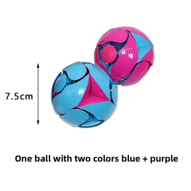 Bola Mágica de Dupla Cor - Brinquedo Sensorial de Descompressão