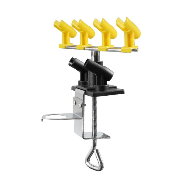 Suporte Universal para Airbrush com Rotação de 360°, Braçadeira para Até 6 Pistolas e Acessórios de Qualidade