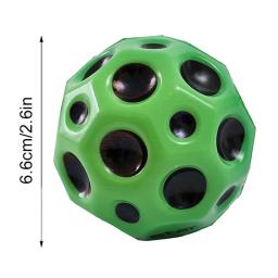 Bola perfurada de espuma lua bola saltando bola prática buraco bola macia saltando bola ao ar livre jogo interativo brinquedos - Image 5