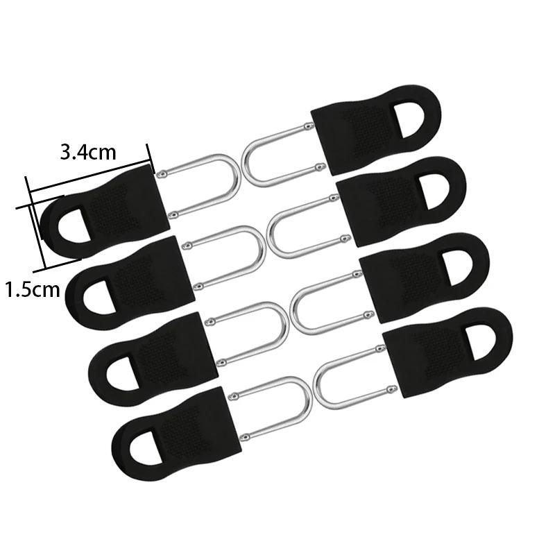Replacement Zipper Puller para Travel Bag, Zip Fixer para Mala e Mochila, Zipper Pull Fixer para Tenda, 8, 12Set - Image 1