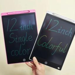 LCD Escrita Tablet para Crianças, Graffiti Sketchpad Brinquedos, Handwriting Blackboard, Magic Drawing Board, Presente, 10 ", 12" - Image 2