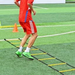 Escada de agilidade esportiva, escada ajustável de futebol, treinamento de agilidade, salto, fitness, coordenação corporal, ferramenta de treinamento de aquecimento - Image 4