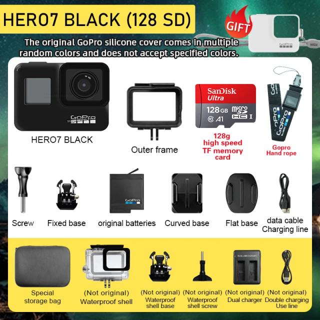 GoPro HERO7 Black Câmera de Ação 4K