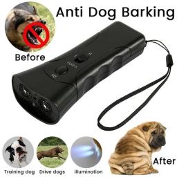 LED ultra-sônico Anti-Bark Agressivo Dog Repeller, Pet Repeller, latindo rolha, dissuasor, trem, 2 em 1, cabeça dupla, parar bark dissuasores - Image 2