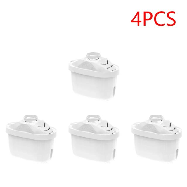 Cartucho de Filtro de Água com Carvão Ativado para Purificação Eficiente: Remove Cloro e Fluoreto, Ideal para Jarros de Água Potável