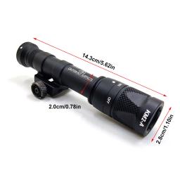 Lanterna tática vastfire m300c airsoft arma caça scout tocha rifle ar15 arma led botão de luz interruptor remoto - Image 6