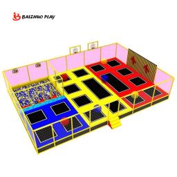 Parque infantil de trampolim profissional, treinamento físico, entretenimento comercial seguro, alta qualidade, para venda - Image 4