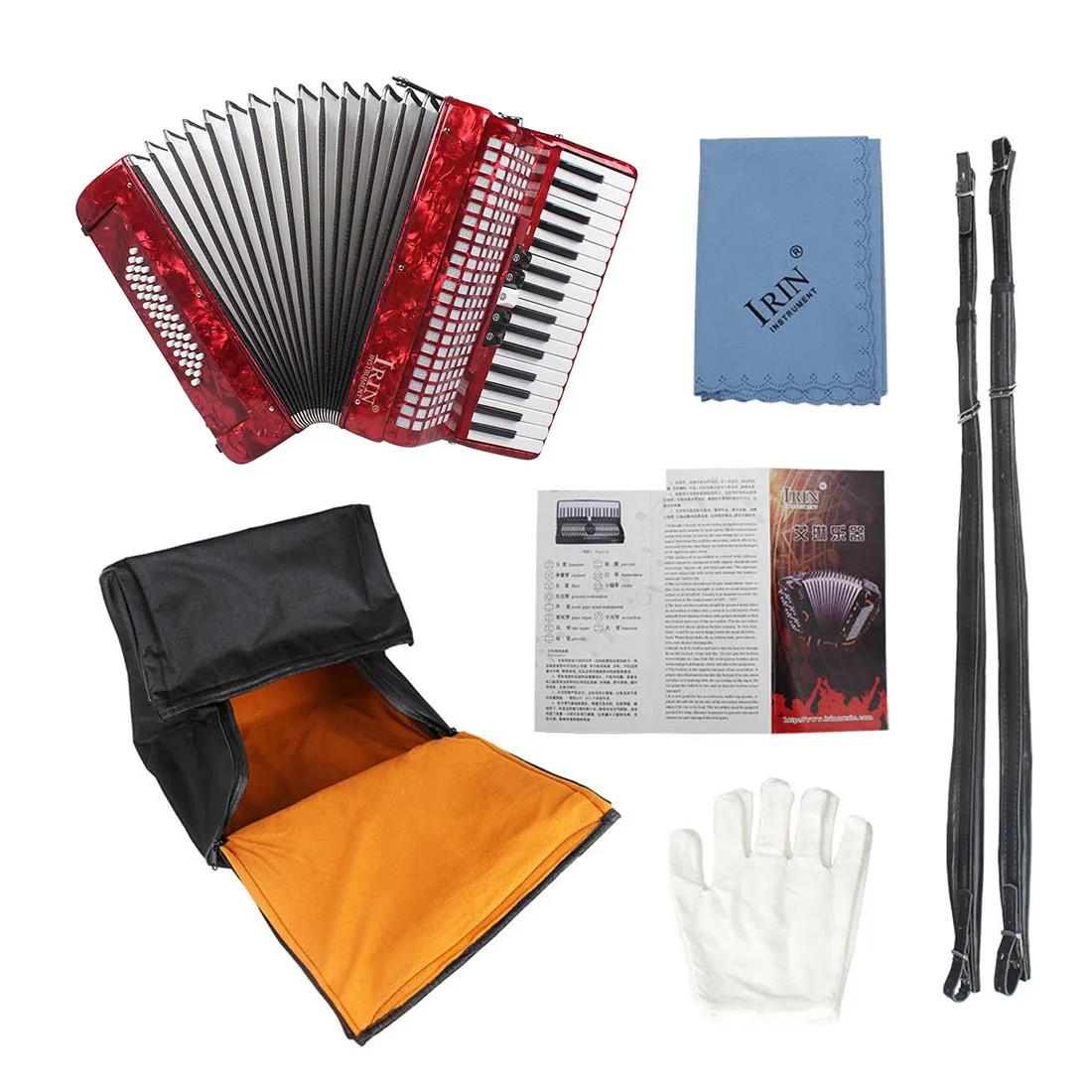 IRIN-Acordeão Profissional com Bolsa De Armazenamento, 48 Acordeão Baixo, Instrumentos De Teclado, Performance, Ensino - Image 1